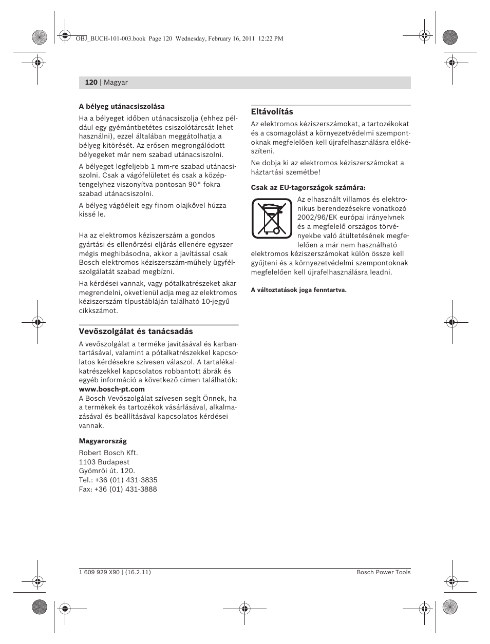 Bosch GNA 3,5 Professional User Manual | Page 120 / 199