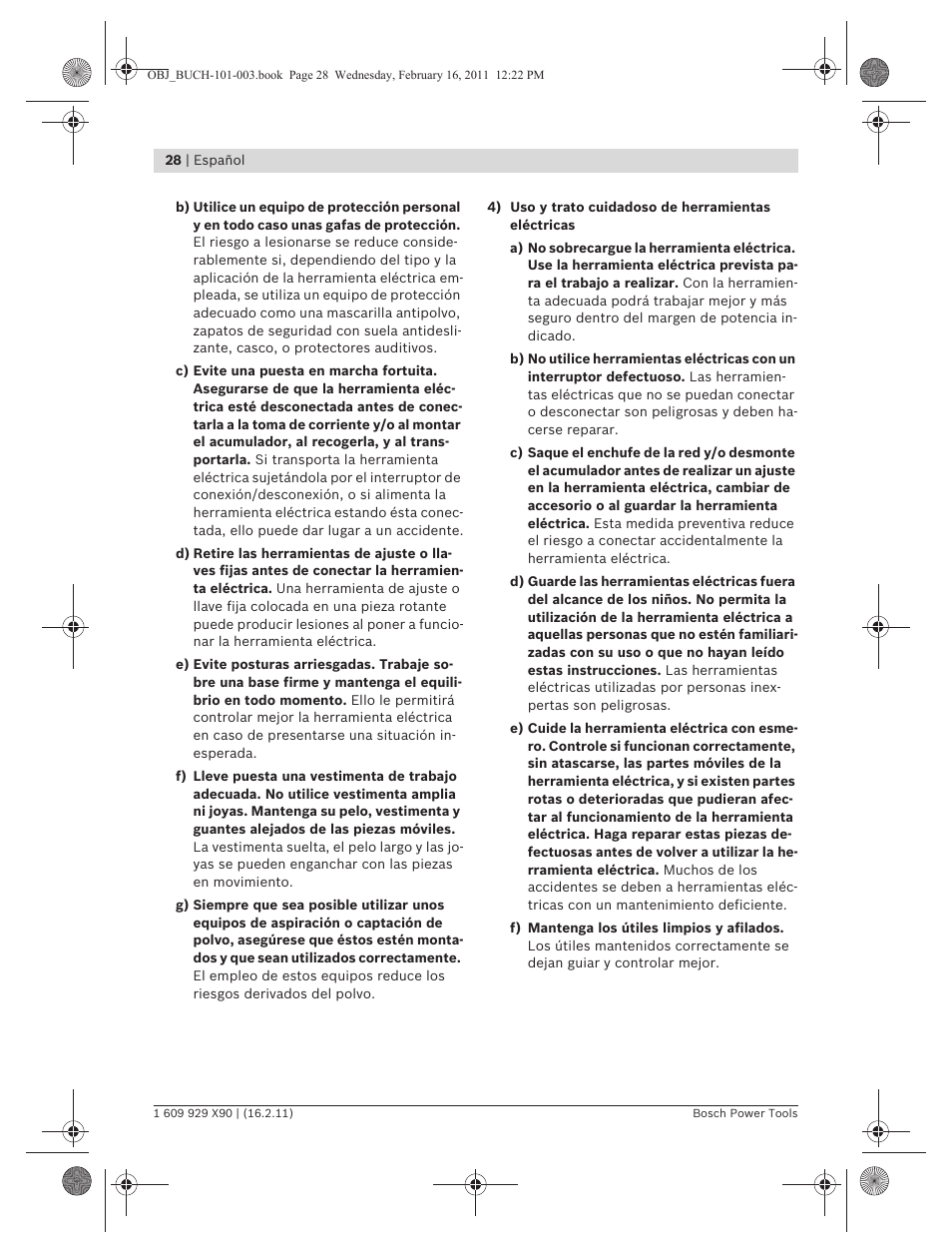 Bosch GNA 3,5 Professional User Manual | Page 28 / 199