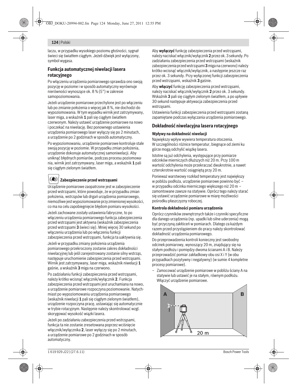 Bosch GRL 400 H Professional User Manual | Page 124 / 259