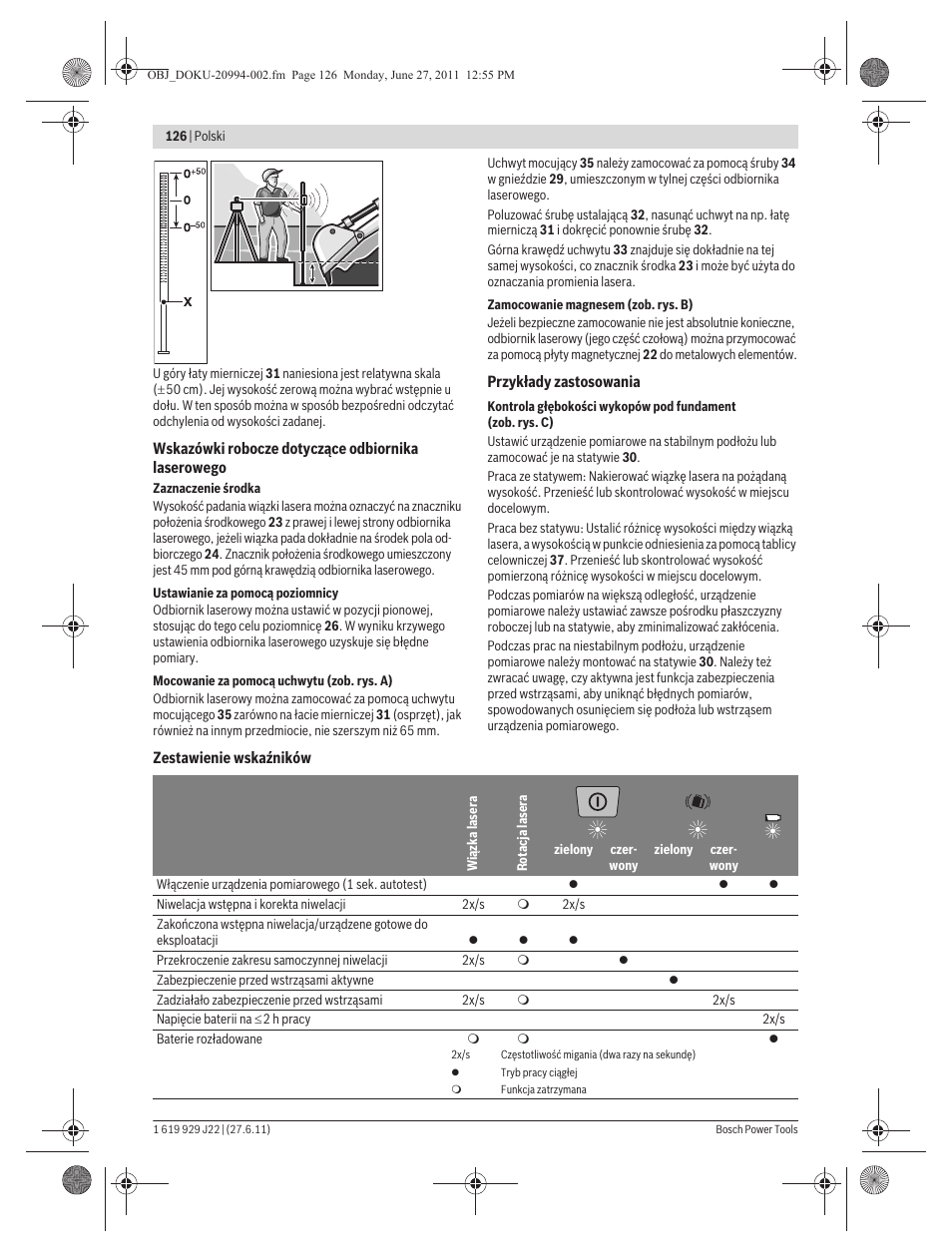 Bosch GRL 400 H Professional User Manual | Page 126 / 259