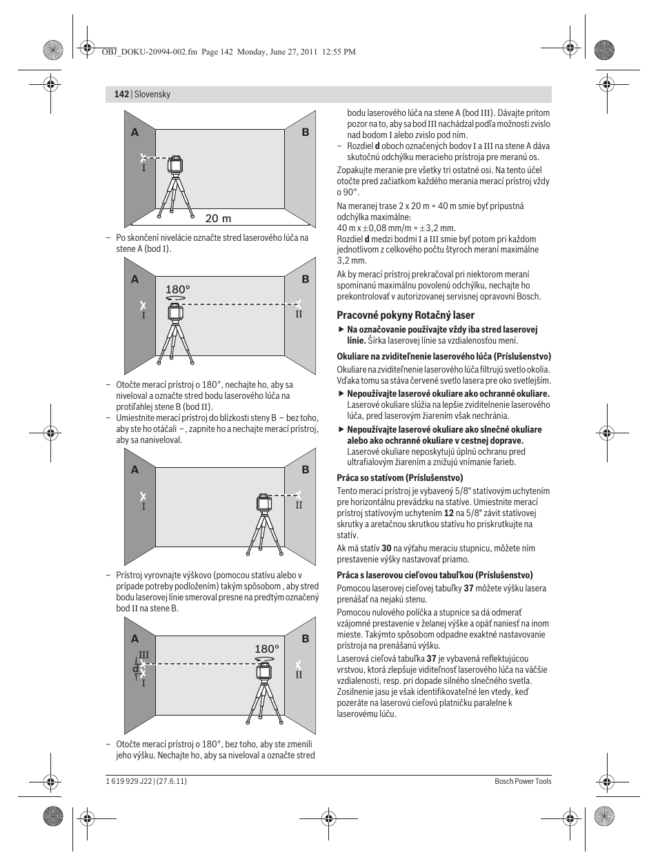 Bosch GRL 400 H Professional User Manual | Page 142 / 259
