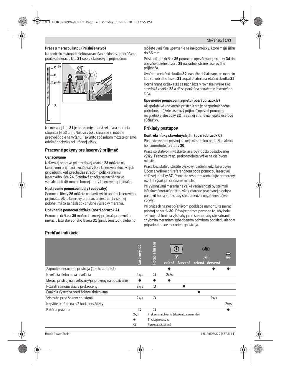 Bosch GRL 400 H Professional User Manual | Page 143 / 259