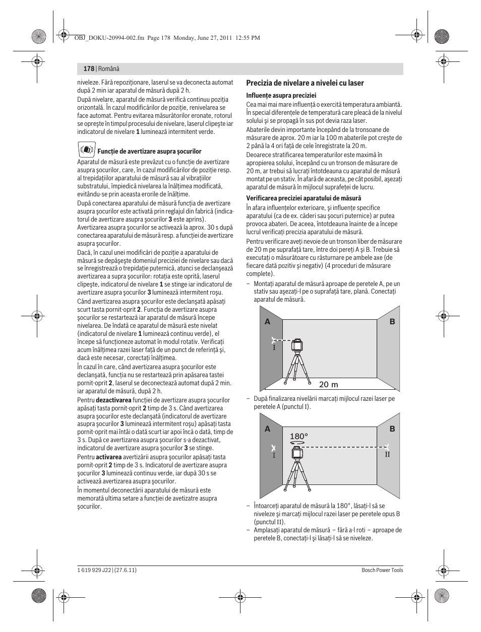 Bosch GRL 400 H Professional User Manual | Page 178 / 259