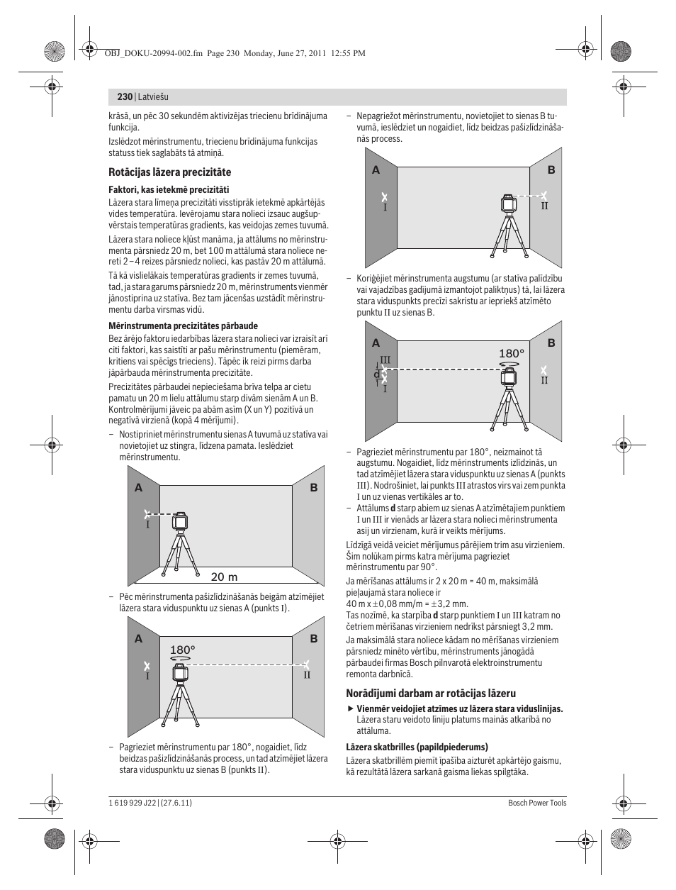 Bosch GRL 400 H Professional User Manual | Page 230 / 259