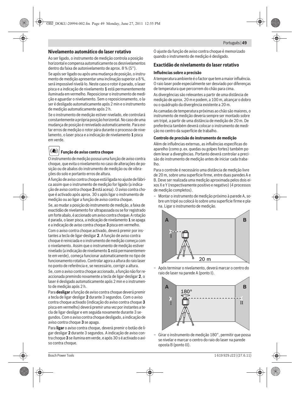 Bosch GRL 400 H Professional User Manual | Page 49 / 259