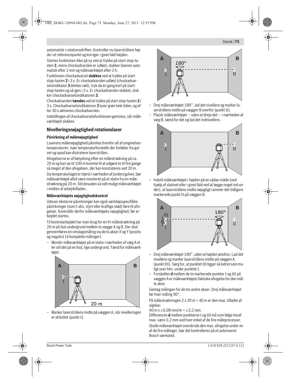 Bosch GRL 400 H Professional User Manual | Page 75 / 259