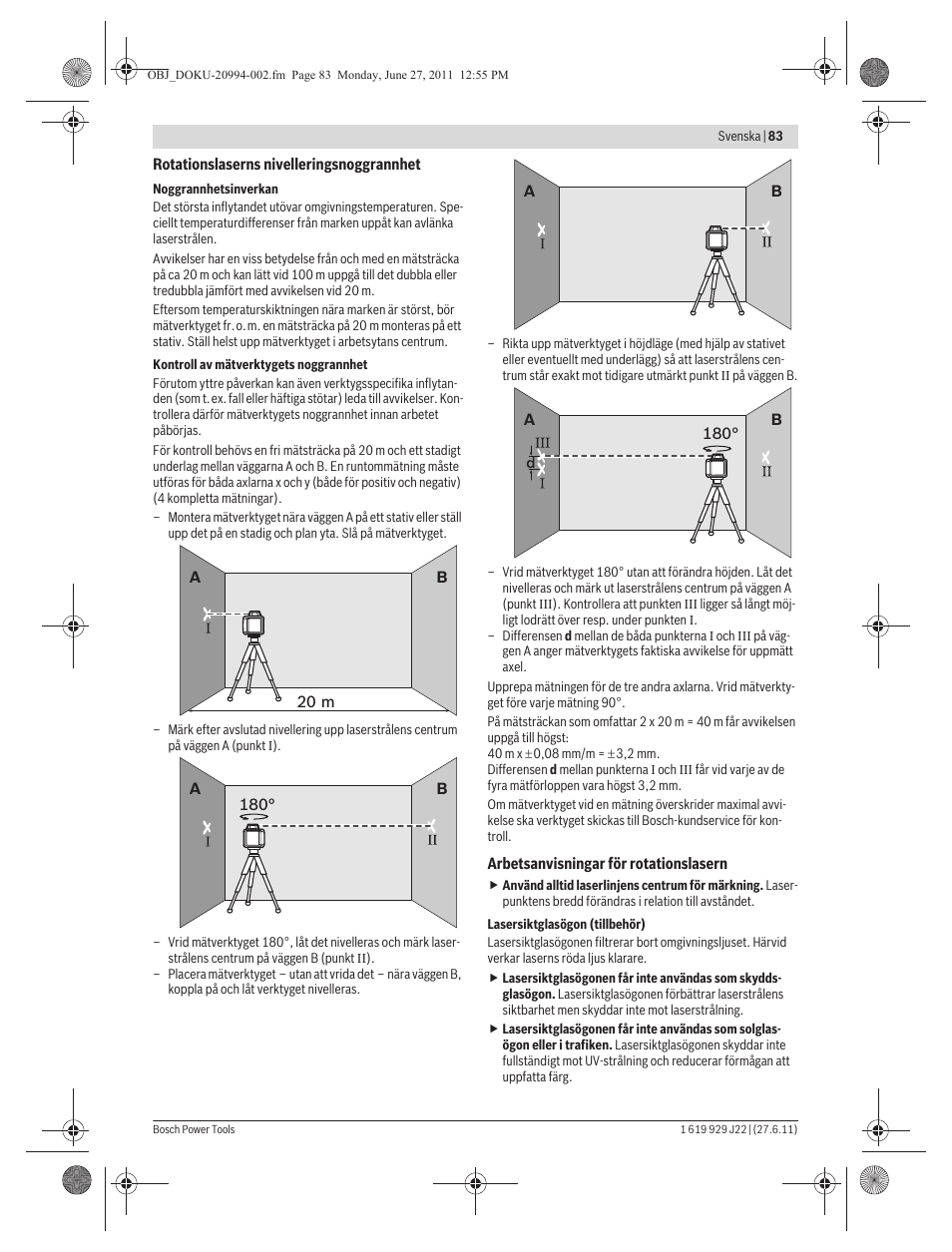 Bosch GRL 400 H Professional User Manual | Page 83 / 259