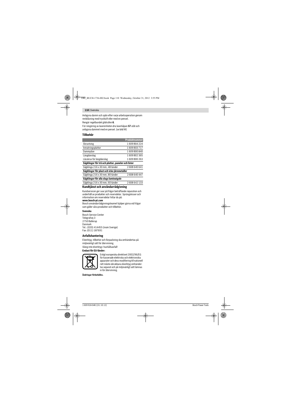 Bosch GCM 8 SJL Professional User Manual | Page 110 / 332