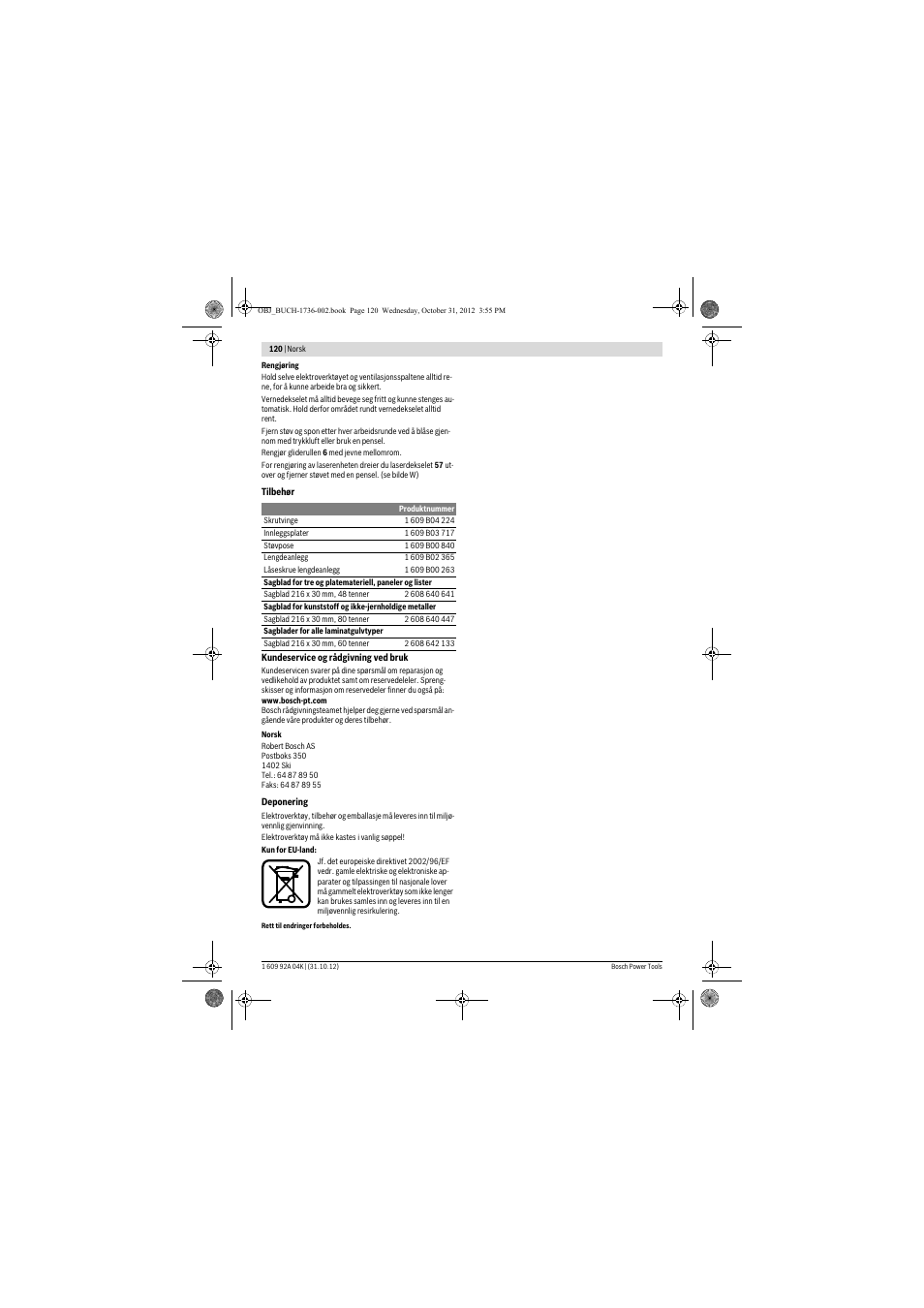 Bosch GCM 8 SJL Professional User Manual | Page 120 / 332