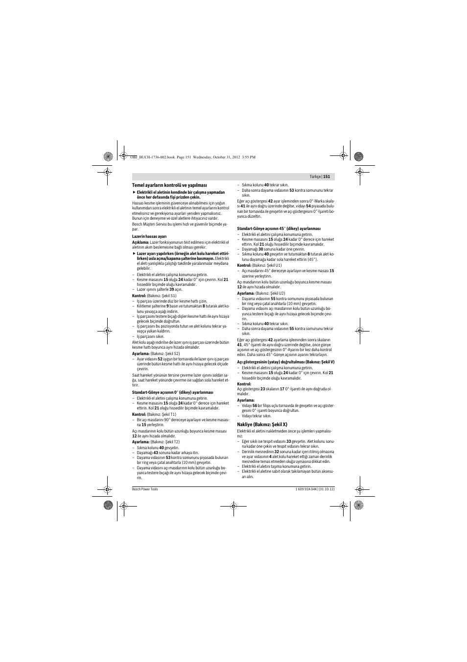 Bosch GCM 8 SJL Professional User Manual | Page 151 / 332