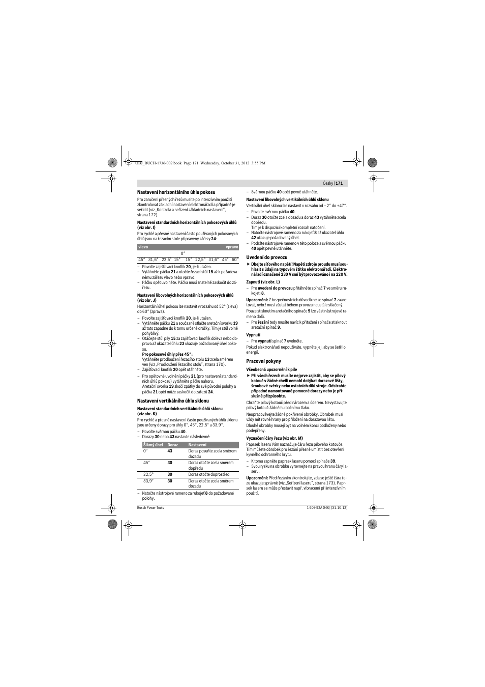 Bosch GCM 8 SJL Professional User Manual | Page 171 / 332