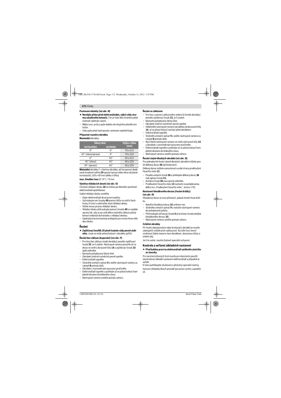 Bosch GCM 8 SJL Professional User Manual | Page 172 / 332