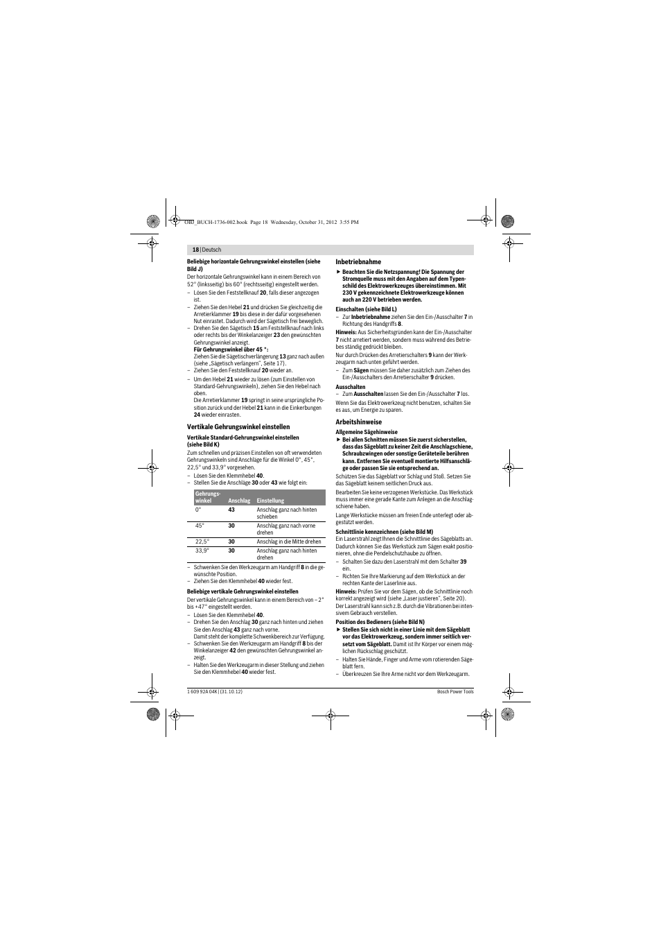 Bosch GCM 8 SJL Professional User Manual | Page 18 / 332