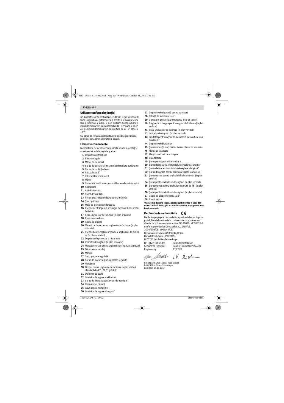 Bosch GCM 8 SJL Professional User Manual | Page 224 / 332