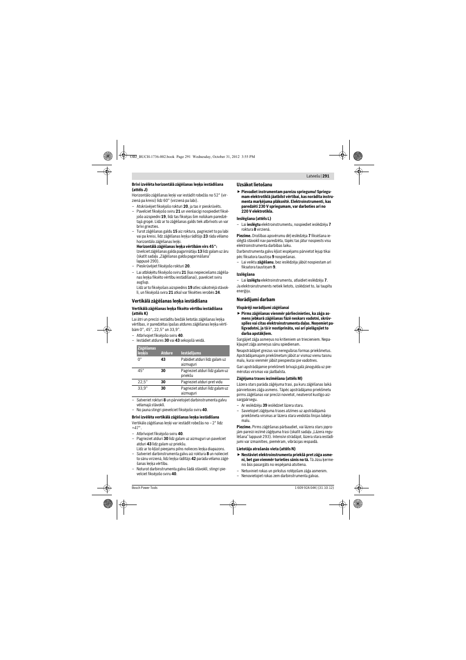 Bosch GCM 8 SJL Professional User Manual | Page 291 / 332