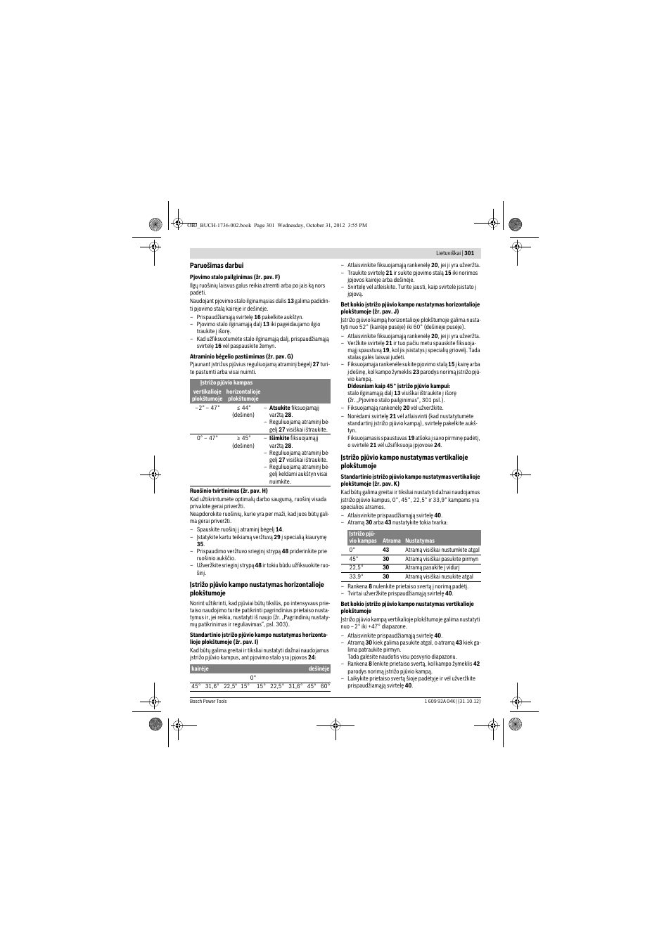 Bosch GCM 8 SJL Professional User Manual | Page 301 / 332