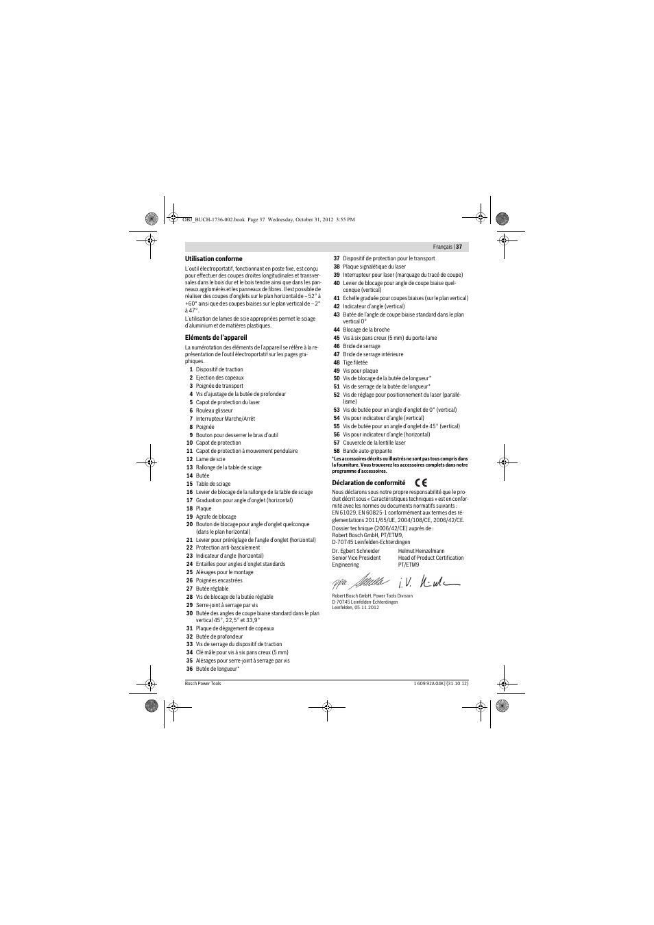 Bosch GCM 8 SJL Professional User Manual | Page 37 / 332