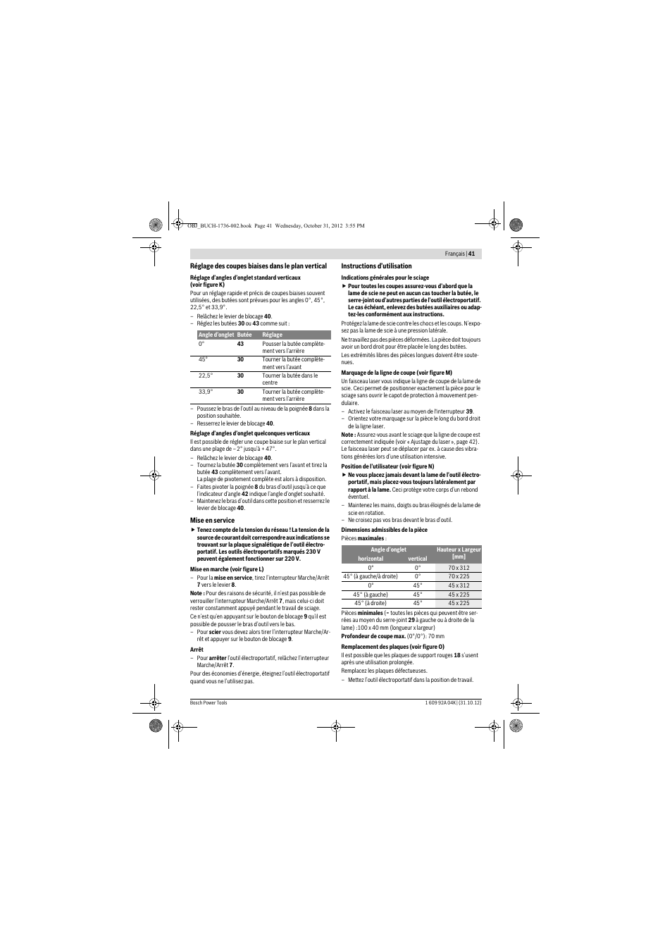 Bosch GCM 8 SJL Professional User Manual | Page 41 / 332