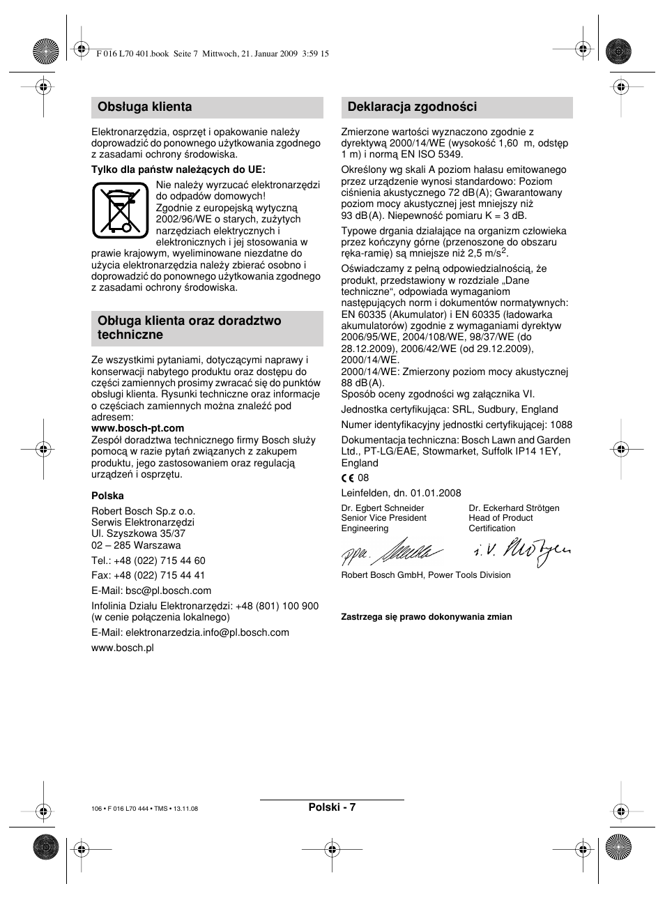 Bosch ART 23 Accutrim User Manual | Page 106 / 201