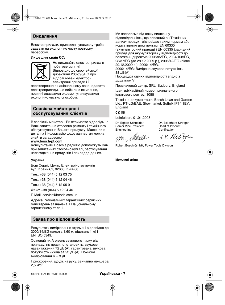 Bosch ART 23 Accutrim User Manual | Page 143 / 201