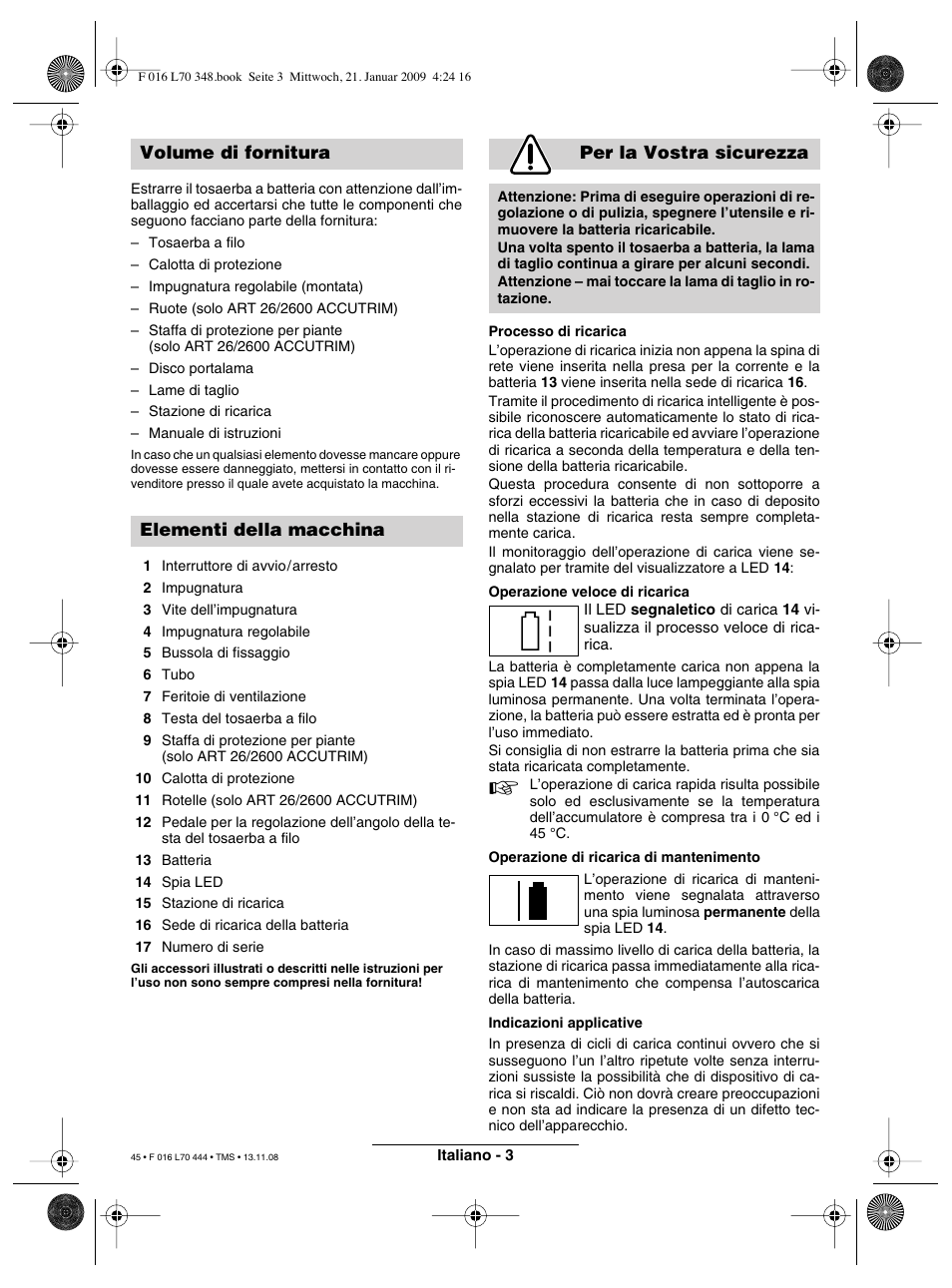 Bosch ART 23 Accutrim User Manual | Page 45 / 201