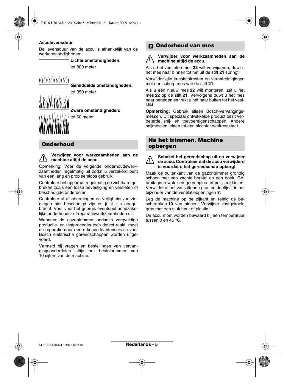 Bosch ART 23 Accutrim User Manual | Page 54 / 201