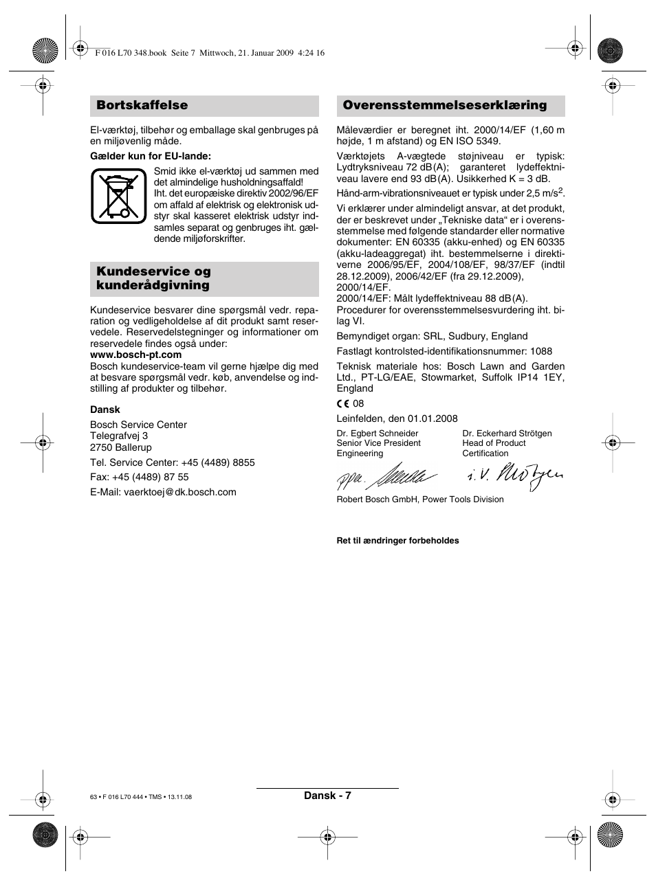 Bosch ART 23 Accutrim User Manual | Page 63 / 201