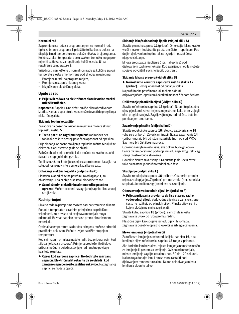 Bosch GHG 660 LCD Professional User Manual | Page 117 / 142