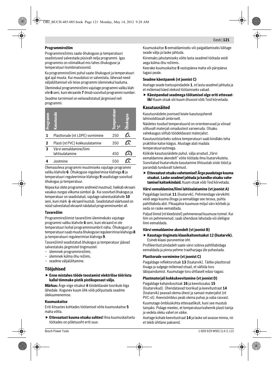 Bosch GHG 660 LCD Professional User Manual | Page 121 / 142