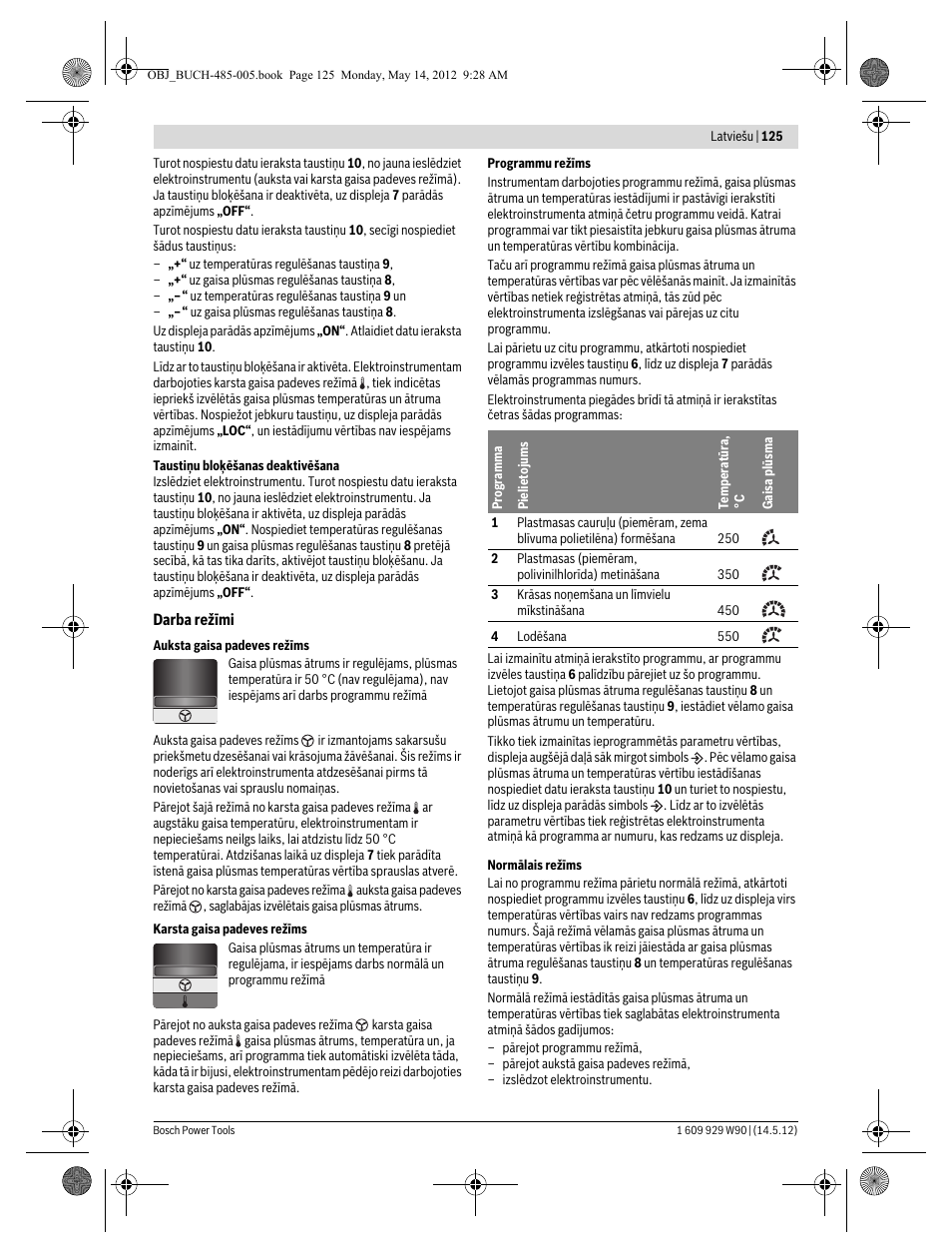 Bosch GHG 660 LCD Professional User Manual | Page 125 / 142