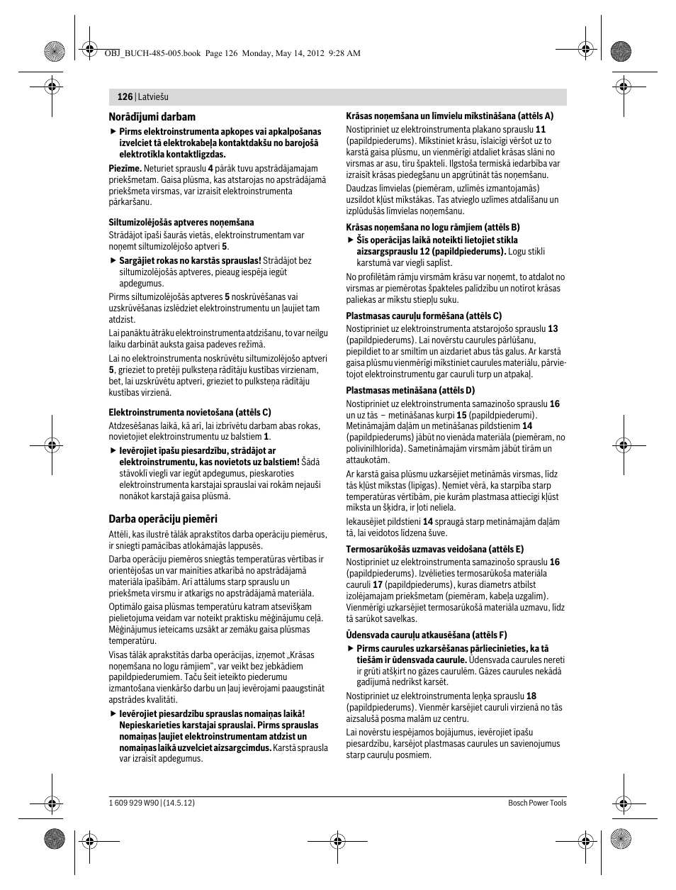 Bosch GHG 660 LCD Professional User Manual | Page 126 / 142