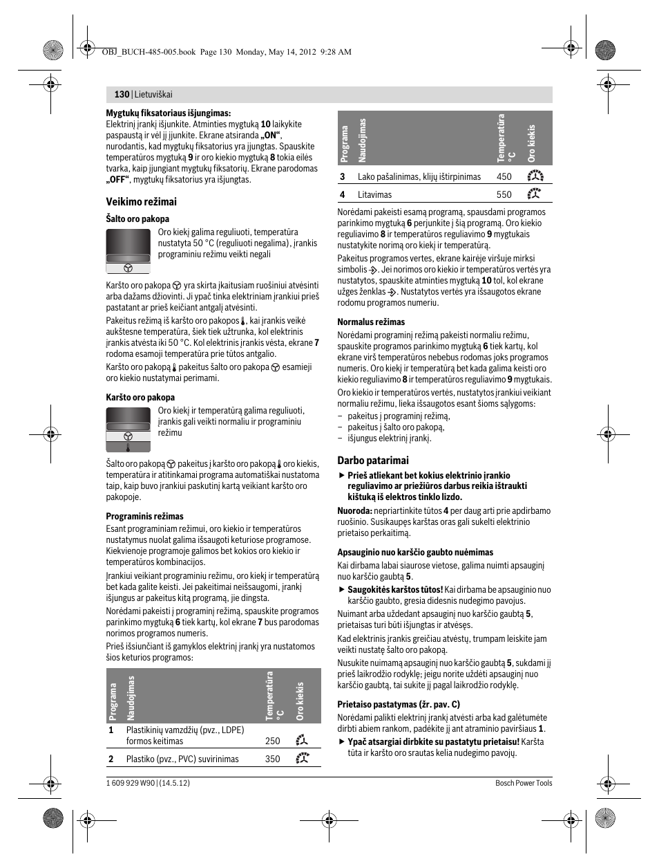 Bosch GHG 660 LCD Professional User Manual | Page 130 / 142