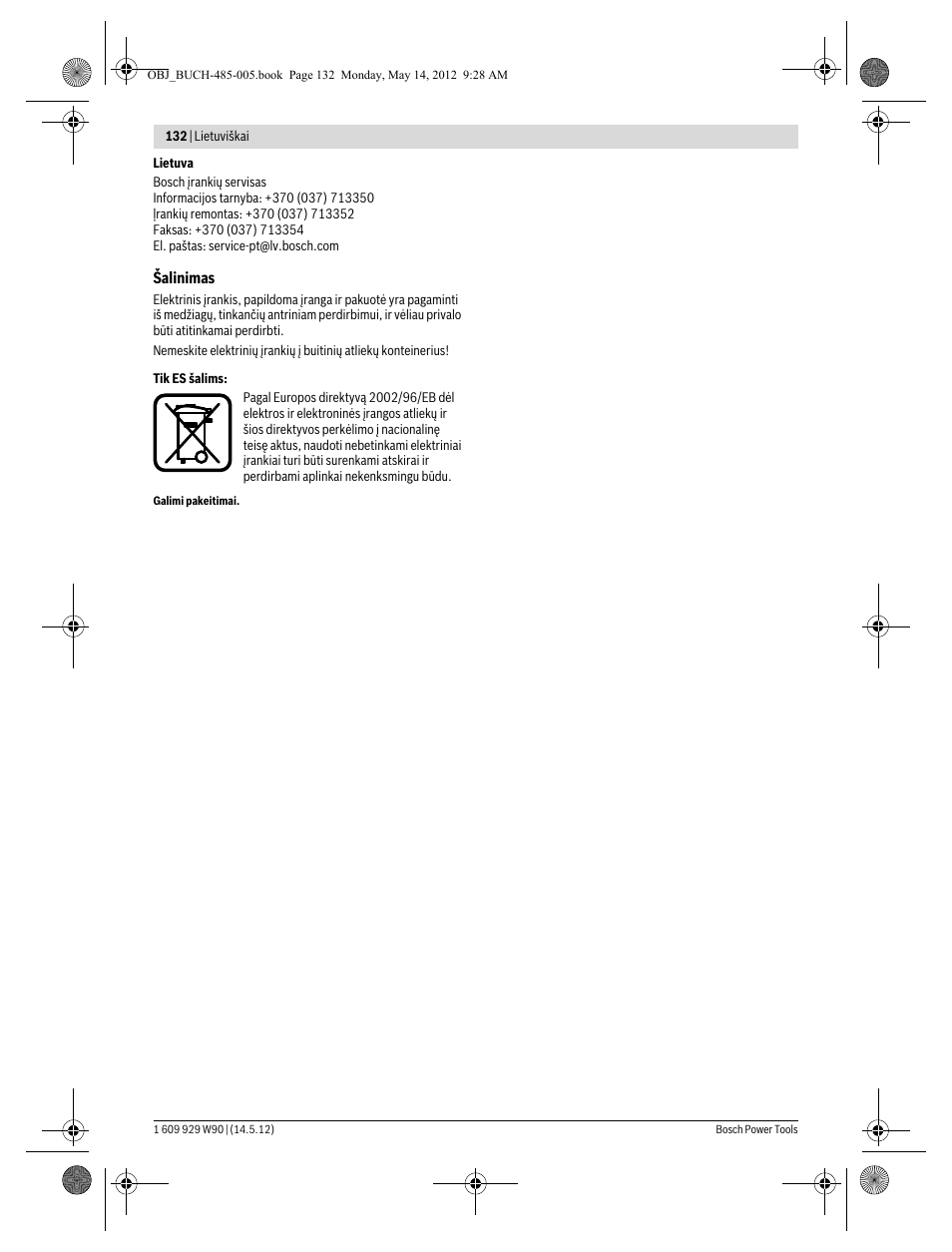 Bosch GHG 660 LCD Professional User Manual | Page 132 / 142