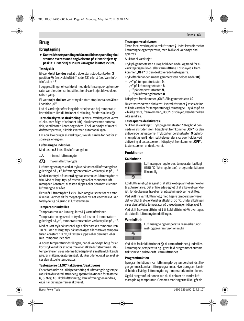 Brug | Bosch GHG 660 LCD Professional User Manual | Page 43 / 142