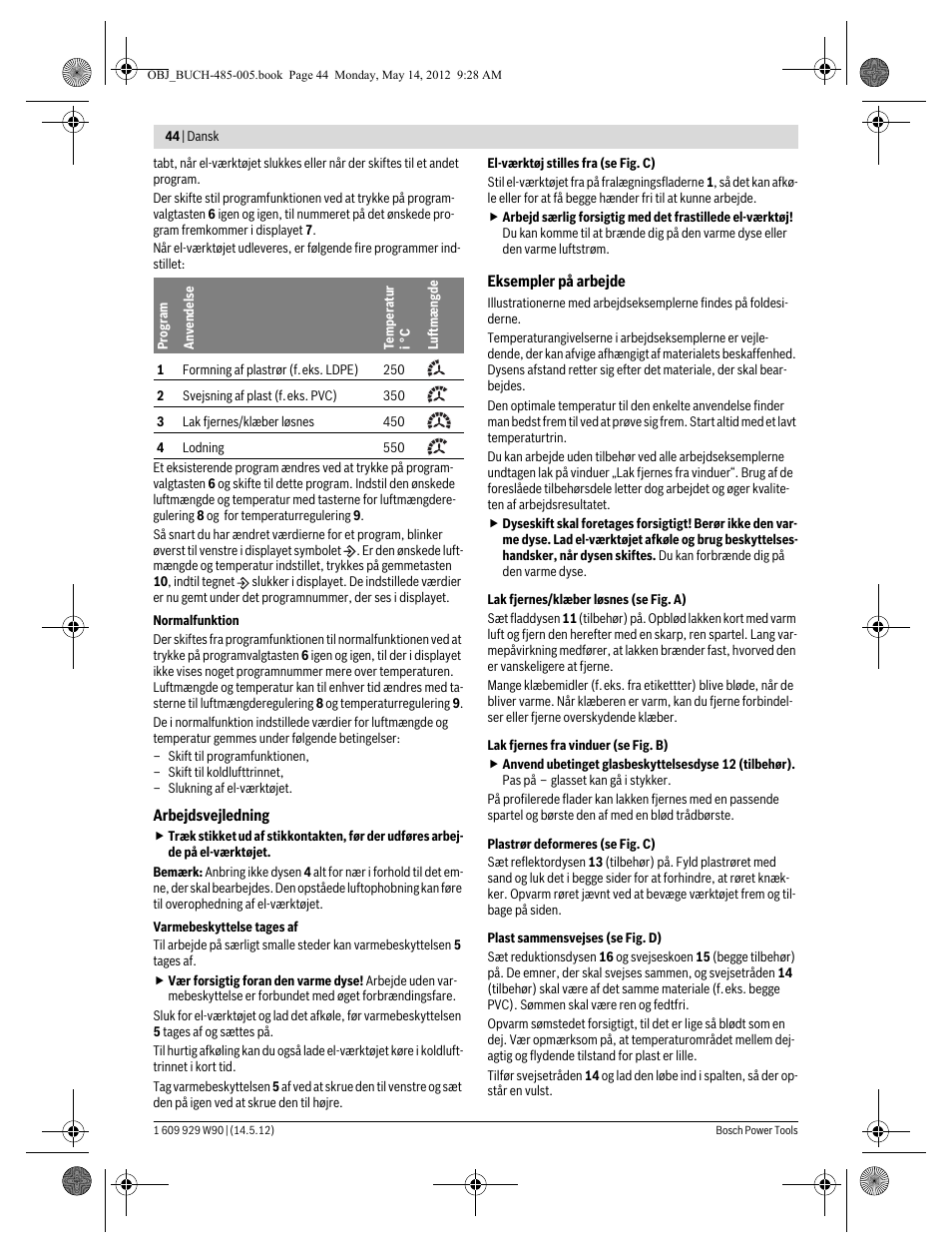 Bosch GHG 660 LCD Professional User Manual | Page 44 / 142