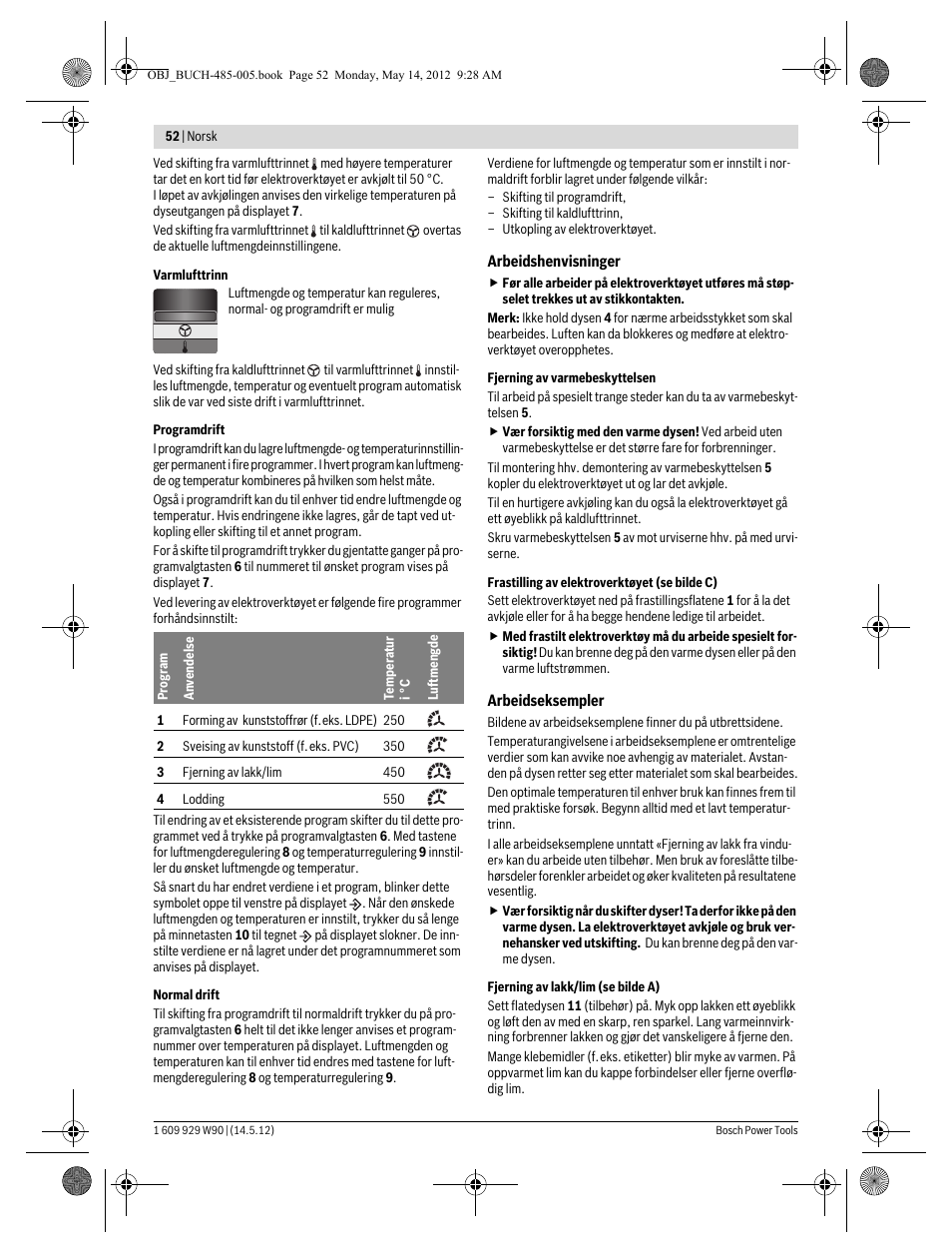 Bosch GHG 660 LCD Professional User Manual | Page 52 / 142