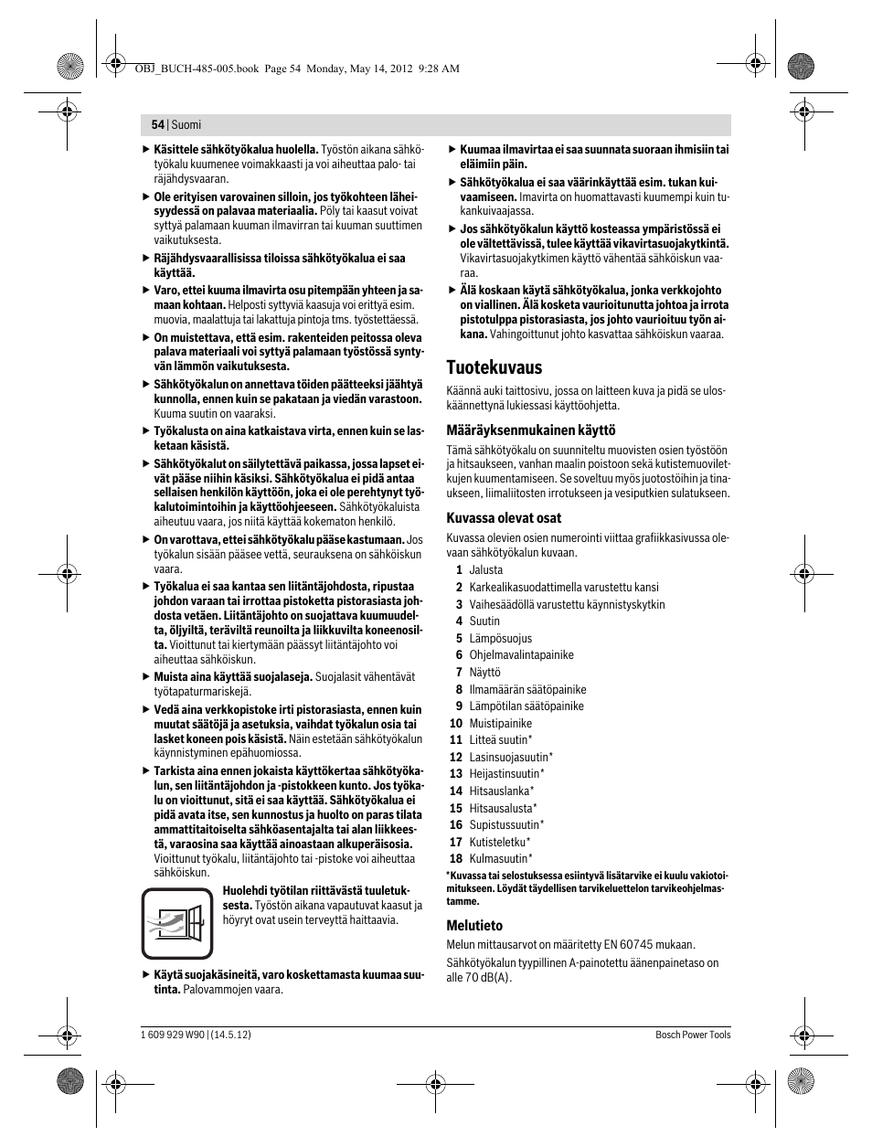 Tuotekuvaus | Bosch GHG 660 LCD Professional User Manual | Page 54 / 142