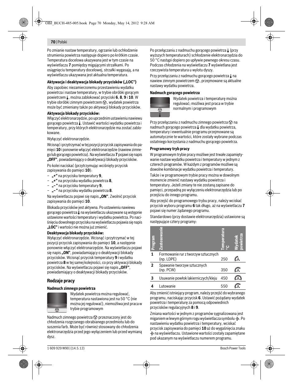 Bosch GHG 660 LCD Professional User Manual | Page 70 / 142