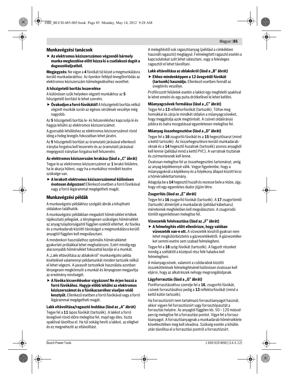 Bosch GHG 660 LCD Professional User Manual | Page 85 / 142