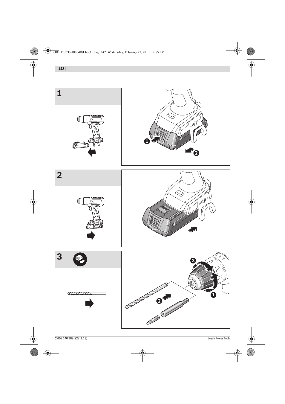 Bosch GSR 18-2-LI Professional User Manual | Page 142 / 146