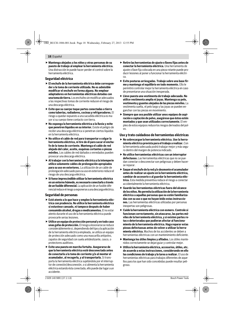 Bosch GSR 18-2-LI Professional User Manual | Page 18 / 146