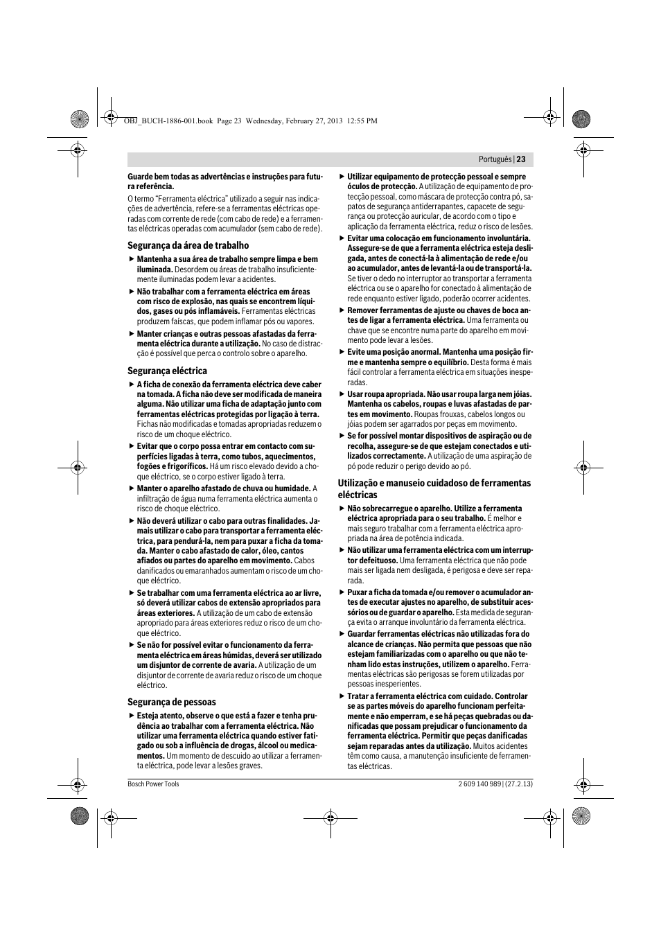 Bosch GSR 18-2-LI Professional User Manual | Page 23 / 146