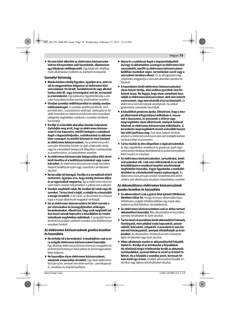 Bosch GSR 18-2-LI Professional User Manual | Page 79 / 146
