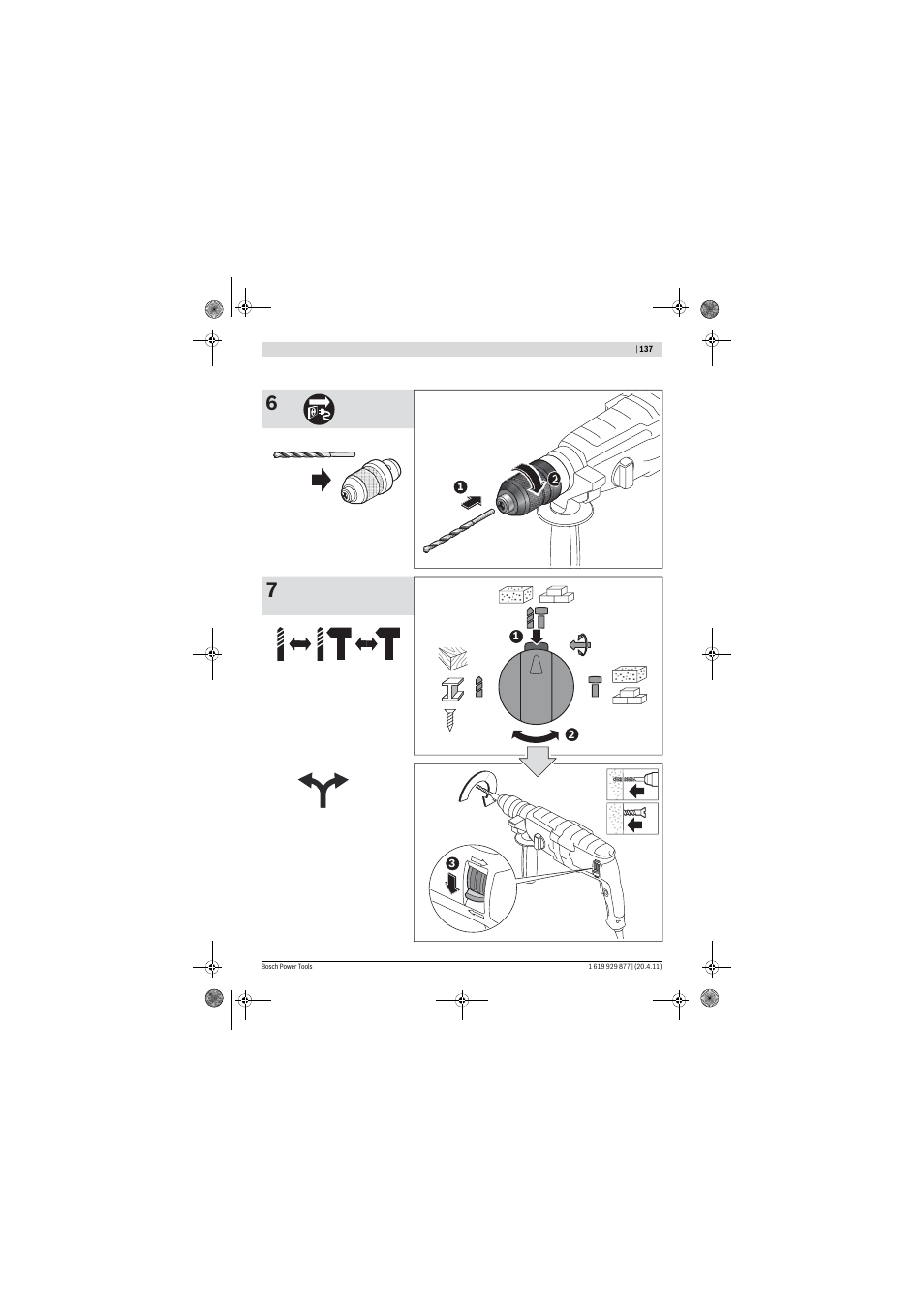 Bosch GBH 2-28 DFV Professional User Manual | Page 137 / 142