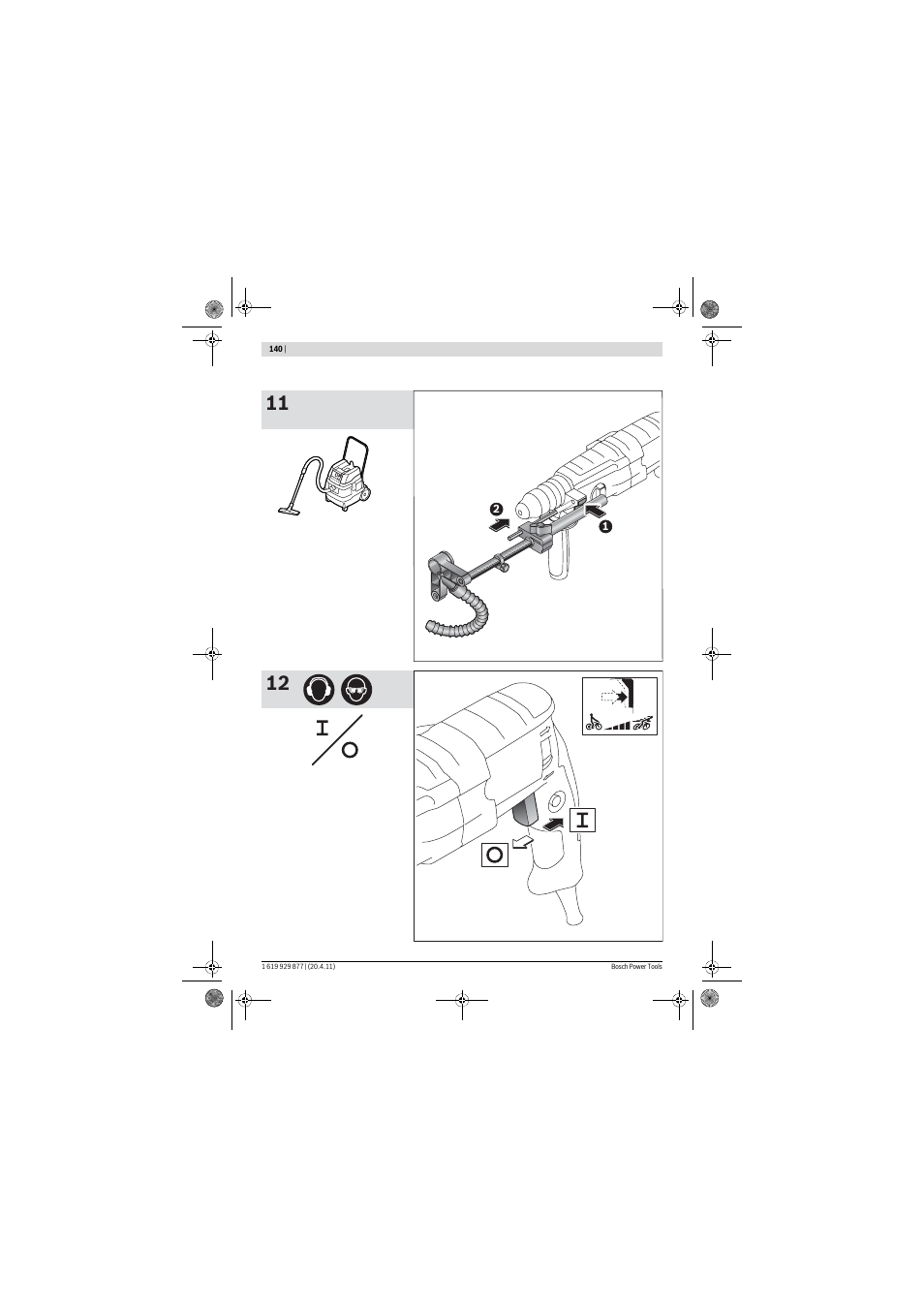 Bosch GBH 2-28 DFV Professional User Manual | Page 140 / 142