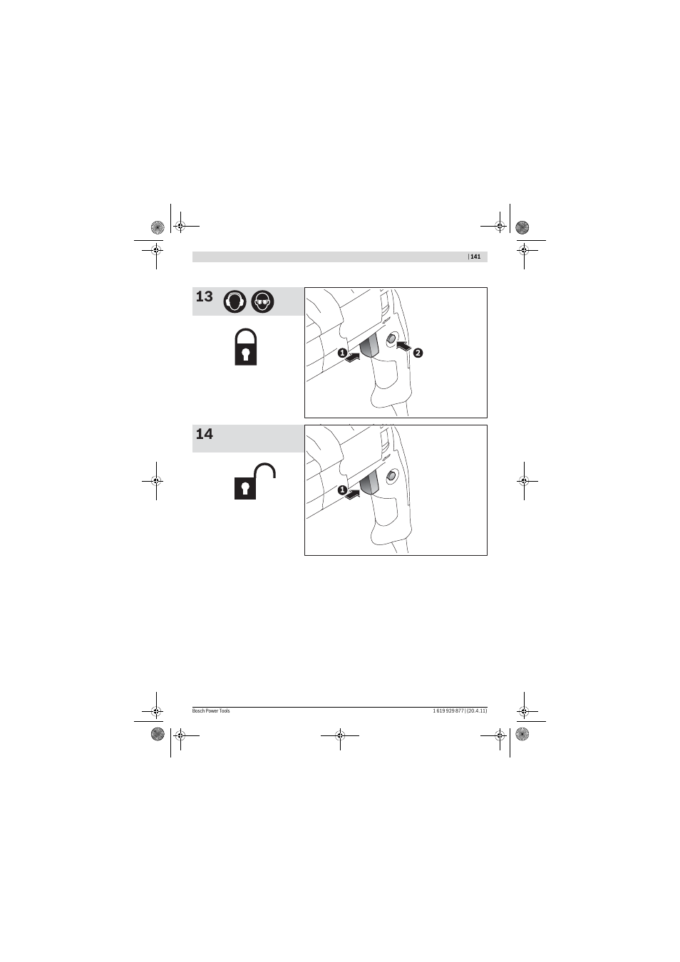 Bosch GBH 2-28 DFV Professional User Manual | Page 141 / 142