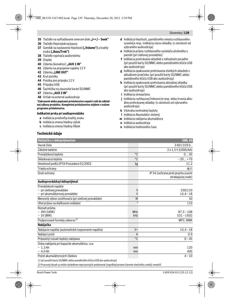 Bosch GML 50 Professional User Manual | Page 139 / 262