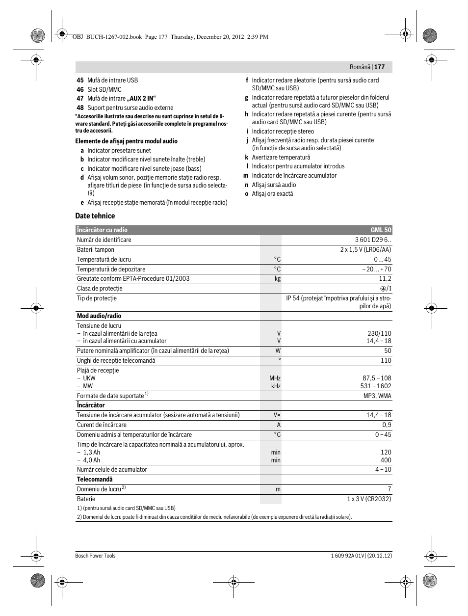 Bosch GML 50 Professional User Manual | Page 177 / 262