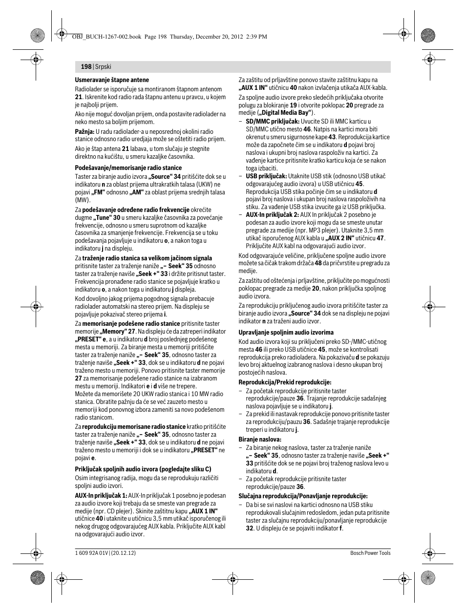 Bosch GML 50 Professional User Manual | Page 198 / 262