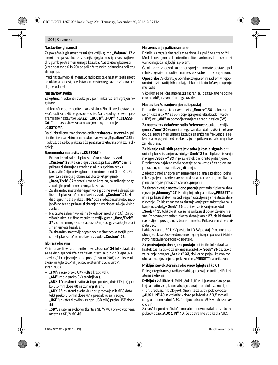 Bosch GML 50 Professional User Manual | Page 206 / 262